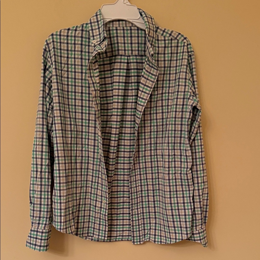 Southern Tide Multicolor Plaid‎ Shirt Jacket Sz M(10-12)